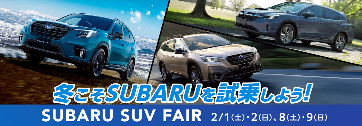 SUBARU SUV FAIR